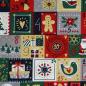 Preview: Baumwollstoff Motivdruck Weihnachtsmotive Adventskalender